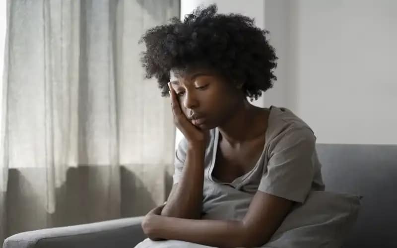 How to Manage Stress and Anxiety: Natural Remedies and Techniques 3 young depressed adult home